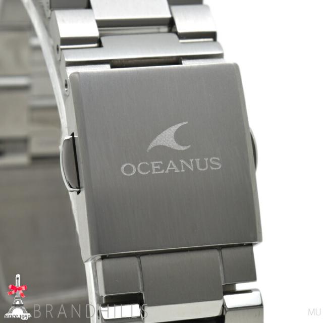 カシオ 腕時計 メンズ オシアナス クラシックライン ソーラー電波 モバイルリンク OCW-T5000-1AJF CASIO 極美品 【中古】_9