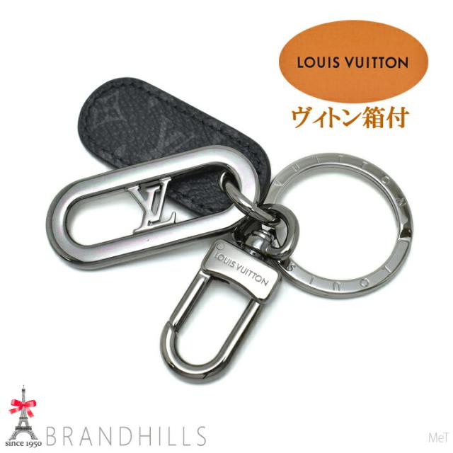 ルイヴィトン キーホルダー LV シグネチャー チェーン モノグラム エクリプス M00927 LOUIS VUITTON ほぼ未使用 【中古】