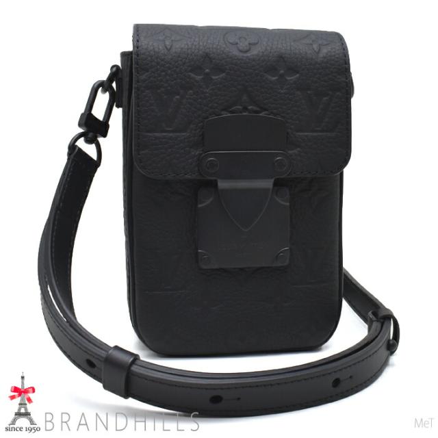 ルイヴィトン Sロック ヴェルティカル ウェアラブル ウォレット トリヨン ブラック M81524 LOUIS VUITTON 極美品 【中古】