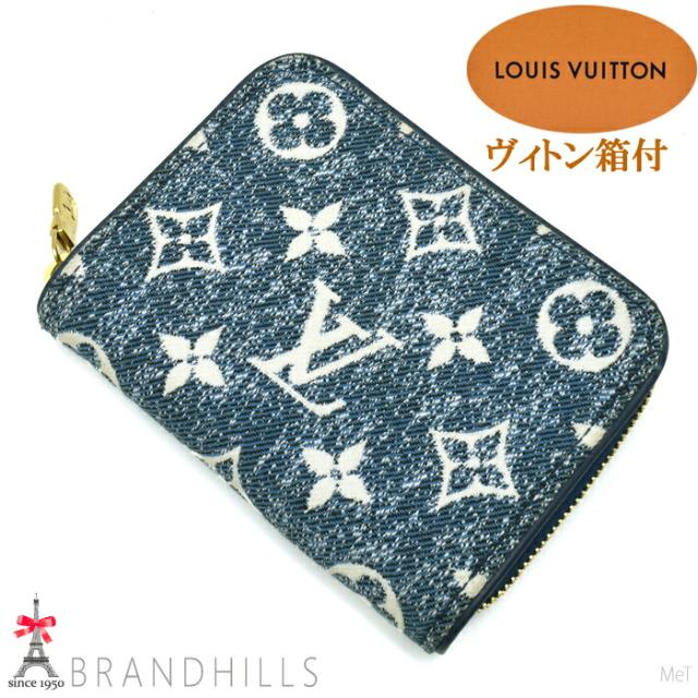 ルイヴィトン ジッピーコインパース モノグラム デニム ジャガード マリーヌ M81185 LOUIS VUITTON 極美品 【中古】 47,880円