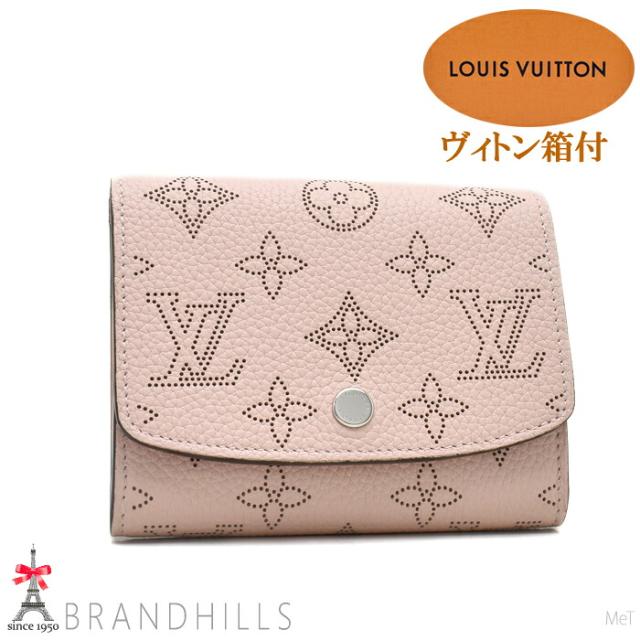 ルイヴィトン 財布 ポルトフォイユ イリス コンパクト マヒナ ジャスミン ピンク M82757 LOUIS VUITTON ほぼ未使用 【中古】 67,650円