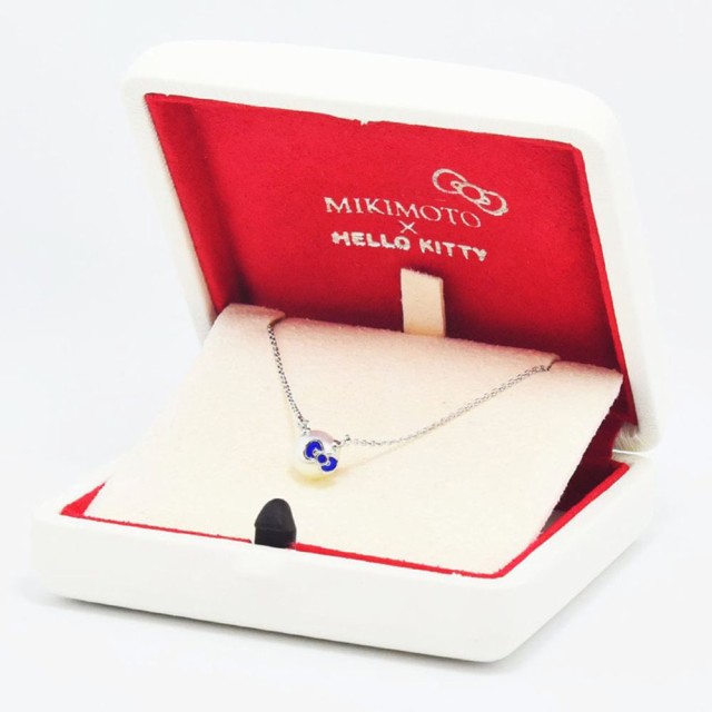 ミキモト ネックレス MIKIMOTO×HELLO KITTY MIKIMOTO リボン