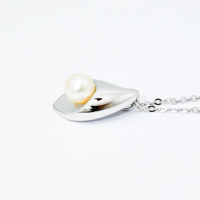 タサキ ネックレス TASAKI 田崎 あこや真珠 6.4mm SV シルバー