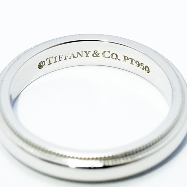 ティファニー リング ミルグレイン バンド TIFFANY&Co. 指輪 幅3.0mm ...