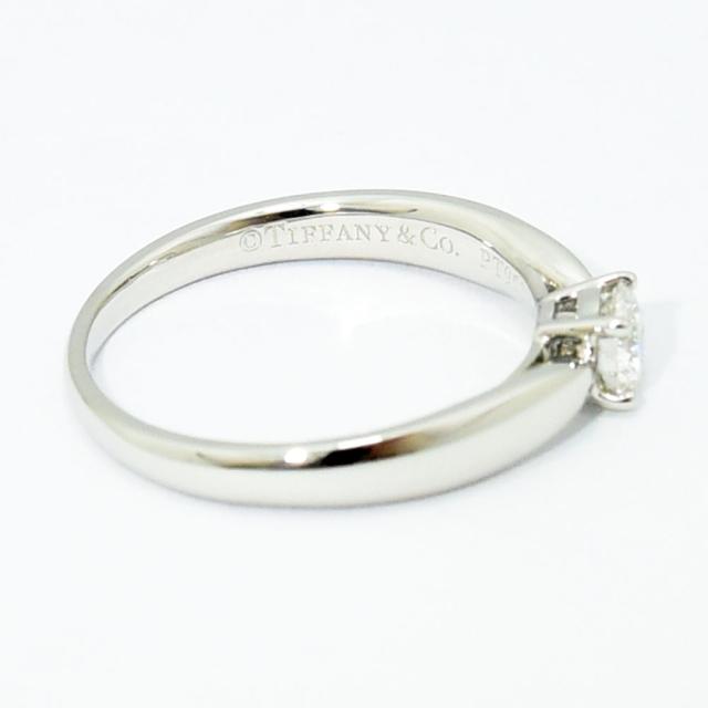 ティファニー リング ハーモニー バンド TIFFANY&Co. 指輪 ダイヤモンド 0.24 PT950 約7.5号 新品仕上げ 中古_4