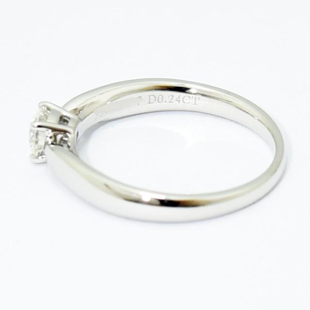 ティファニー リング ハーモニー バンド TIFFANY&Co. 指輪 ダイヤモンド 0.24 PT950 約7.5号 新品仕上げ 中古_5