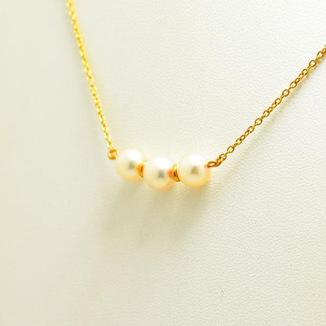 タサキ ネックレス TASAKI 田崎 あこや真珠 6.8mm K18 750 新品仕上げ