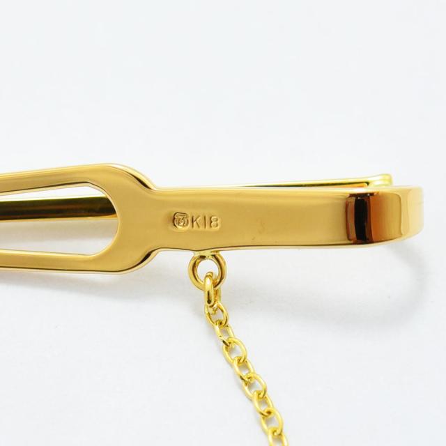 ミキモト タイピン MIKIMOTO ネクタイピン タイクリップ アイアン ゴルフ あこや真珠 5.2mm パール K18 新品仕上げ 中古