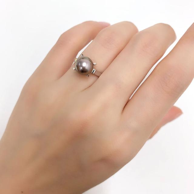 プラチナパールリング TASAKI パール 8.5mm プラチナ リング 12号 pt9004373A