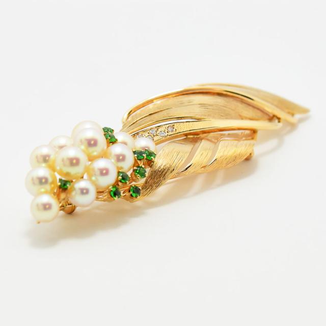 タサキ ブローチ TASAKI 田崎 ペンダントトップ あこや真珠