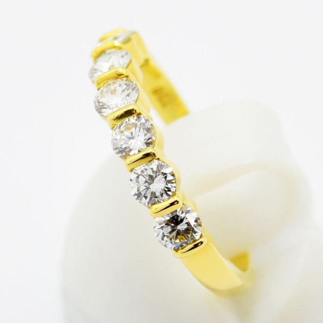 ティファニー リング TIFFANY&amp;Co. 指輪 ダイヤモンド K18 750 約11号 新品仕上げ 中古_1