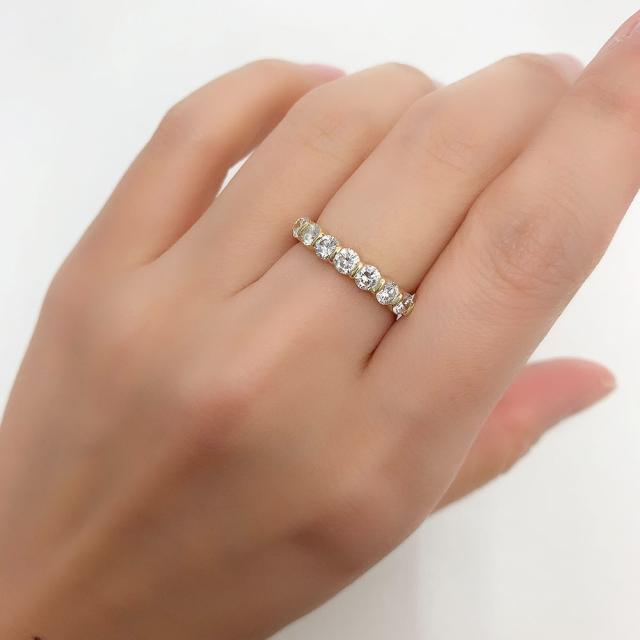 ティファニー リング TIFFANY&amp;Co. 指輪 ダイヤモンド K18 750 約11号 新品仕上げ 中古_9