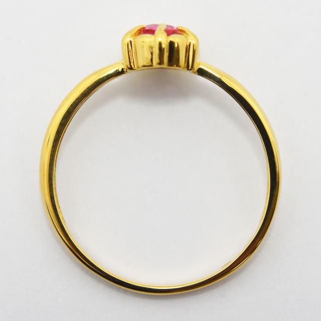 ヴァンドーム青山 リング Vendome Aoyama ピンクトルマリン K18 約11号