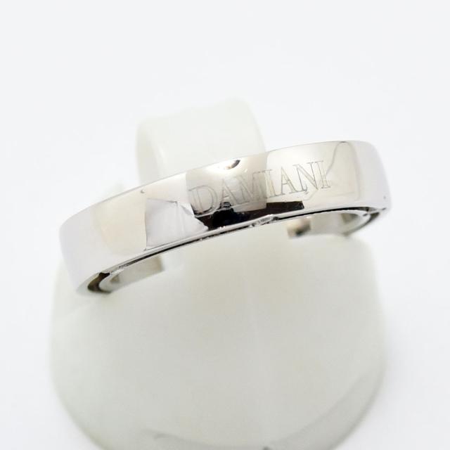 ダミアーニ リング ディ･サイド DAMIANI Dサイド ブラッドピット ダイヤモンド K18WG 約5号 新品仕上げ 中古