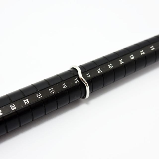 ティファニー リング カーブド バンド TIFFANY&Co. 指輪 ペレッティ PT950 約17.5号 新品仕上げ 中古_8