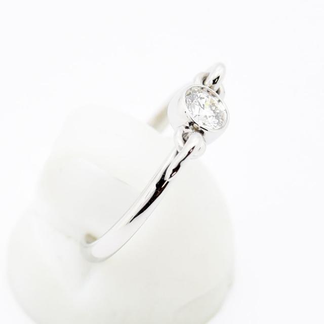 ティファニー リング TIFFANY&Co. 指輪 スワン ダイヤモンド PT950 約9号 新品仕上げ 中古_2