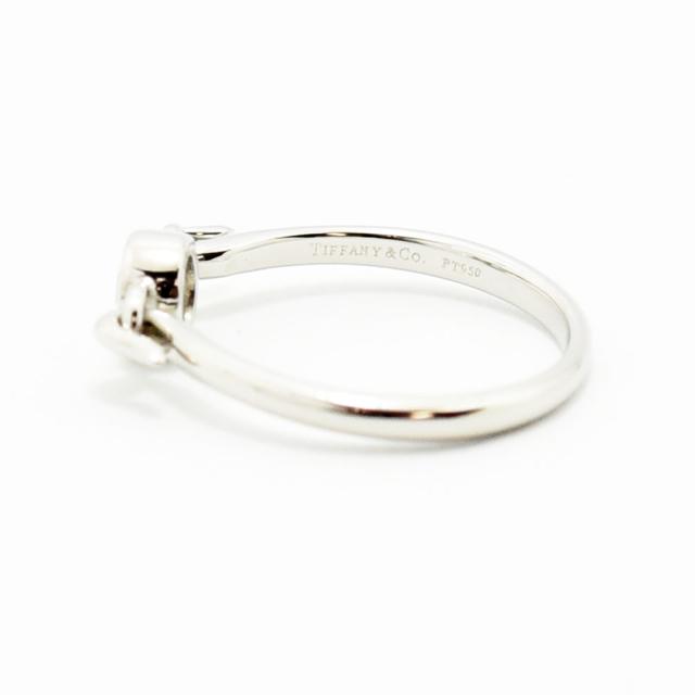 ティファニー リング TIFFANY&Co. 指輪 スワン ダイヤモンド PT950 約9号 新品仕上げ 中古_5