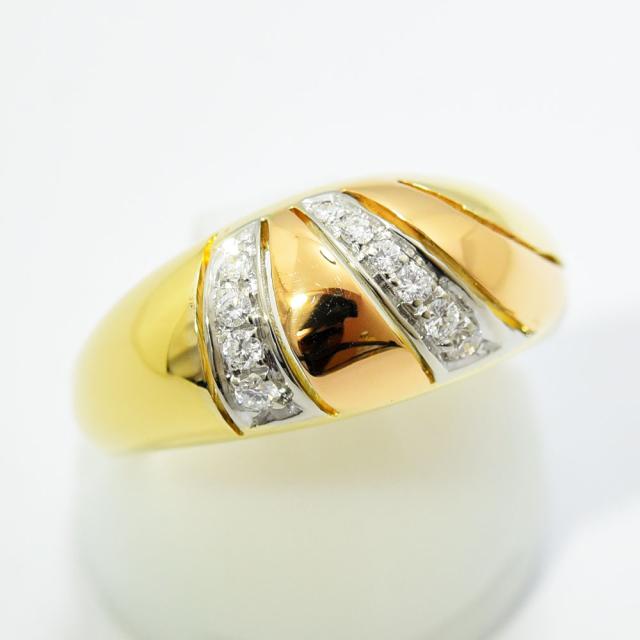 ダミアーニ リング DAMIANI ダイヤモンド スリーカラー K18 約14号 新品仕上げ 中古 103,400円