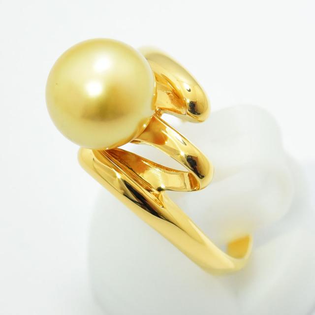 タサキ リング TASAKI 田崎 パール 8.8mm 真珠 K18 750 約12号 新品仕上げ 中古_1