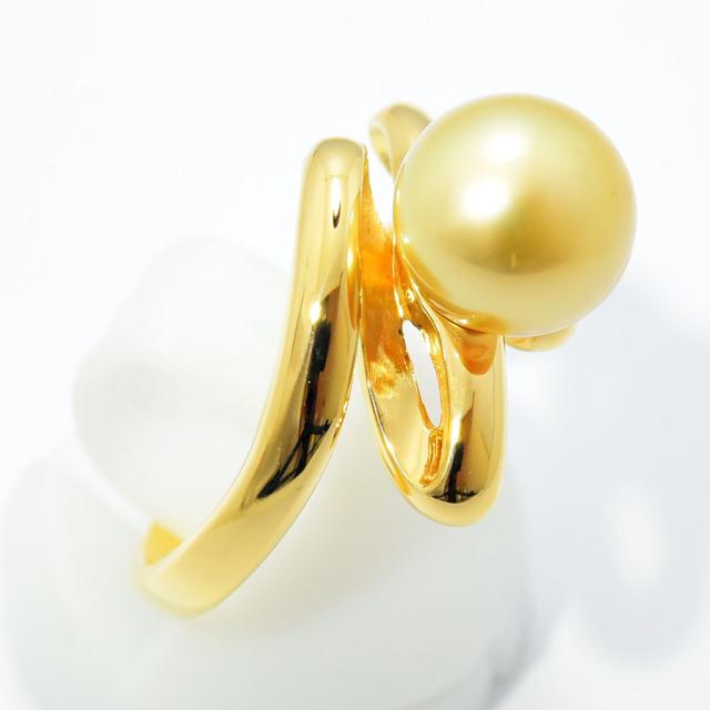 タサキ リング TASAKI 田崎 パール 8.8mm 真珠 K18 750 約12号 新品仕上げ 中古_2