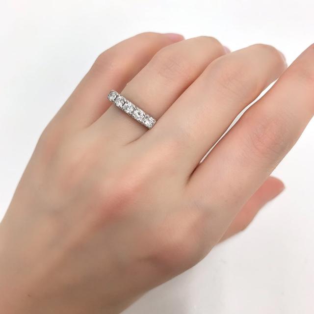 ダイヤモンド 0.56 リング Pm900 約11号 新品磨き仕上げ 中古