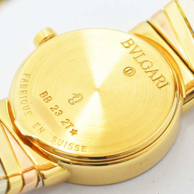 ブルガリ 時計 レディース BVLGARI ブルガリブルガリ トゥボガス BB23 2T クォーツ K18 スリーカラー ブラック  軽仕上げの通販はau PAY マーケット - 御徒町宝石問屋 | au PAY マーケット－通販サイト