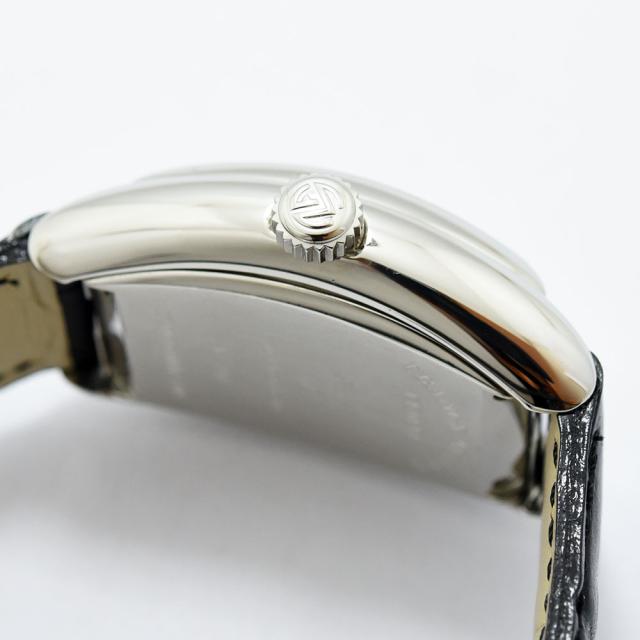 フランクミュラー 中古 レディース FRANCK MULLER コンキスタドール レディ 自動巻 SS ステンレススチール 社外レザー シルバー 軽仕上げ_5