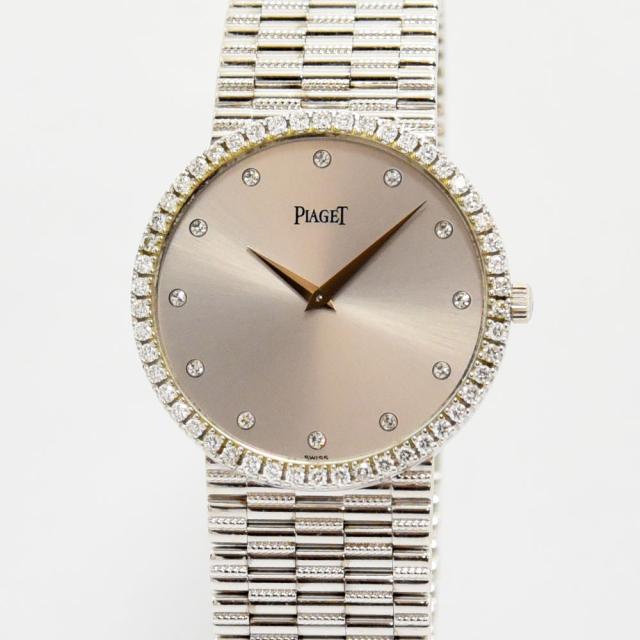 ピアジェ 時計 メンズ PIAGET G0A10800 手巻き ダイヤモンド K18WG 750 軽仕上げ 中古