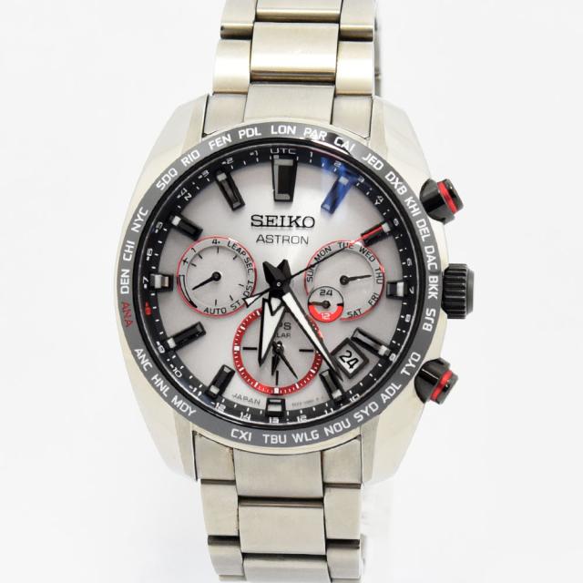 セイコー 中古 メンズ SEIKO アストロン SBXC081 5X53-0BE0 大谷翔平 2020 1700本限定 電波ソーラー SS ステンレススチール シルバー系 148,500円