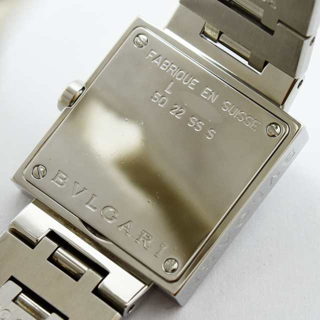 ブルガリ 時計 レディース BVLGARI クアドラード SQ22SS クォーツ SS ...