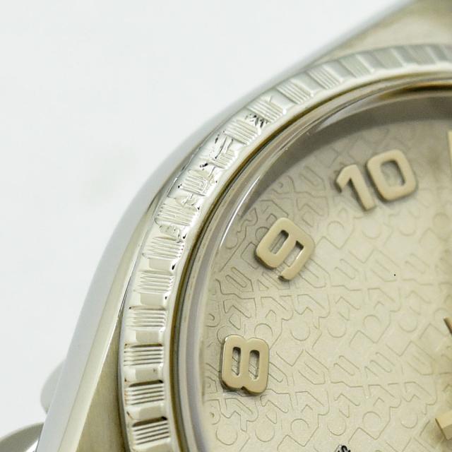 ロレックス 中古 メンズ ROLEX デイトジャスト 16220 U番 自動巻 オートマ SS ステンレススチール WG ホワイトゴールド コンピュータ 軽仕上げ_6