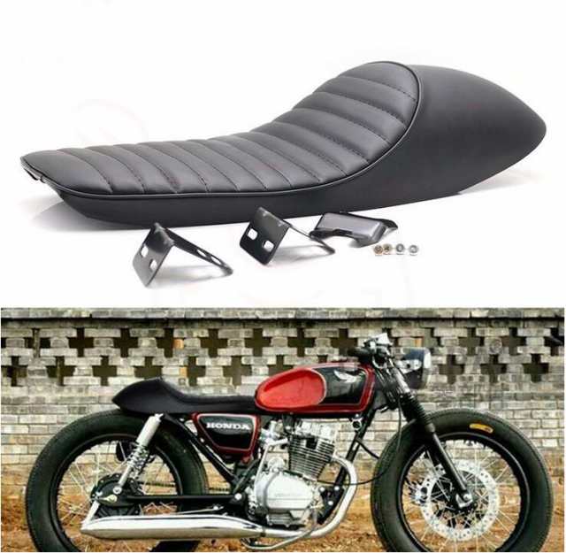 バイク カフェレーサー ヴィンテージ シート ソフトシートカバー ホンダhonda Cb 400 550 750 Abs Pu Leather 62x21 5x15cmの通販はau Pay マーケット Ahcyl