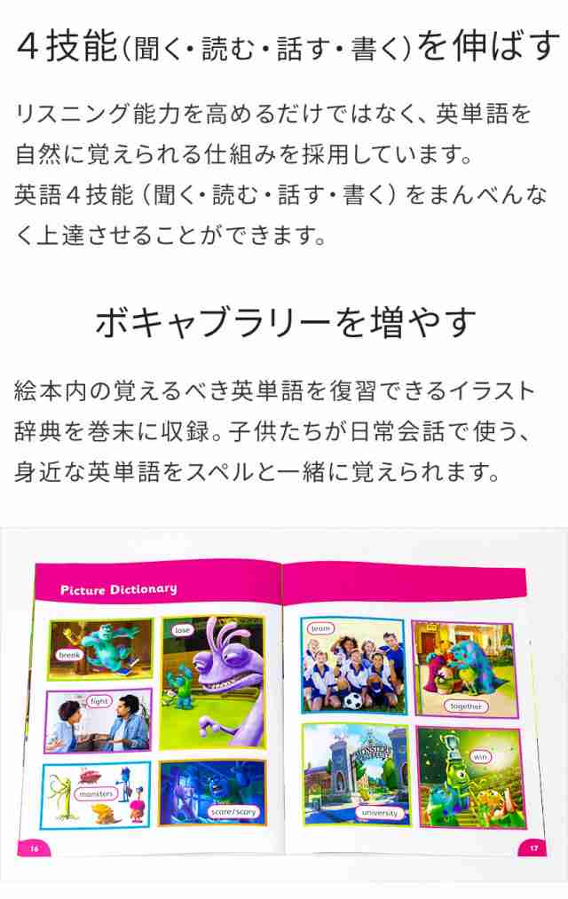 ディズニー 英語教材 絵本 Disney Kids Readers Level 2 Pack