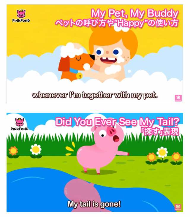 幼児 英語 DVD Pinkfong Baby Shark and Animal Friends サメのかぞく