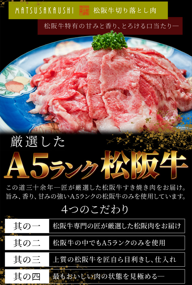 松阪牛 伊勢海老 詰合せ 美し国 三重 伊勢路 −喜−ギフト パッケージ Ａ５ランク厳選 松阪牛 切り落とし 肉 ４００ｇ 三重県産 伊勢海老 ２尾で４００ｇ_8
