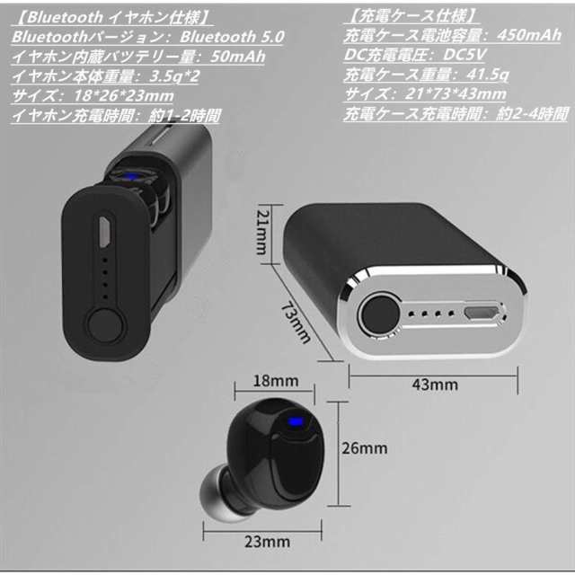 ワイヤレスイヤホン イヤホン ワイヤレス Bluetooth イヤホン