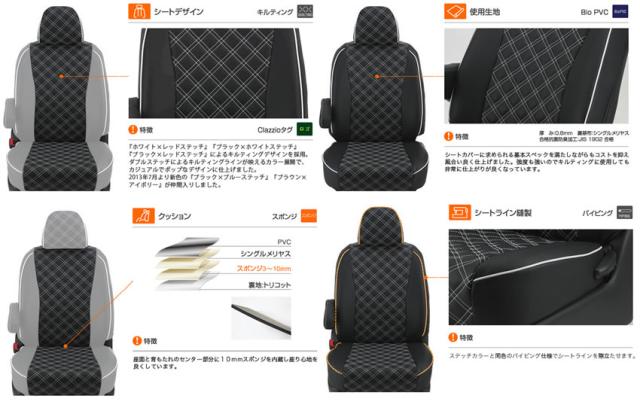 Clazzio クラッツィオ シートカバー キルティングタイプ ホンダ ヴェゼル ハイブリッド 品番 Eh 11の通販はau Pay マーケット ニューフロンテア Gw休業4 29 5 5 Au Pay マーケット店