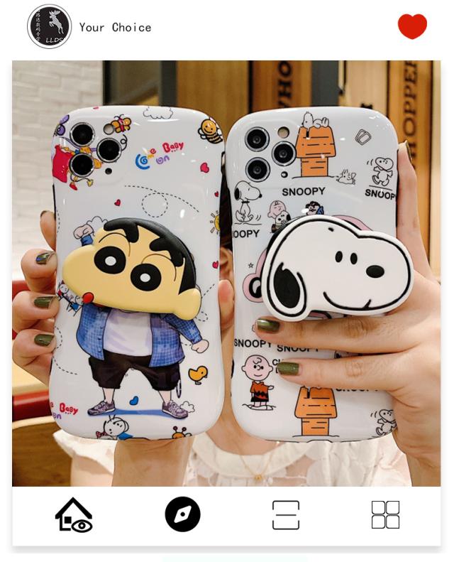 クレヨンしんちゃん Snoopy スヌーピー Iphone ケース Iphone 11pro Max Iphone X Xr Xs Iphone6 7 8 Plus ススマホケース シリコン 軽の通販はau Pay マーケット 花咲かショップ