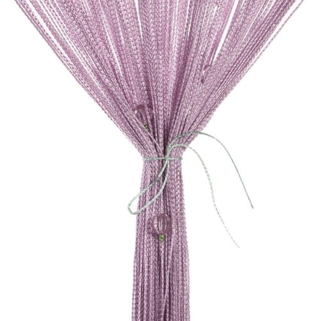 ひものれん 紐のれん ストリングカーテン キラキラストーン付き おしゃれ 目隠し 間仕切り ロング丈 ダークパープル A025 の通販はau Pay マーケット Maximum Japan