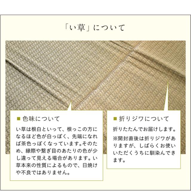 国産 い草ラグ 穂波 191x250cm 無地 ラグ マット 敷物 い草 ござ マット フロアマット 長方形 リビング 寝室 子供部屋 リラックス 抗カビ加工 滑りにくい加工 抗菌 消臭 吸音 湿度調整 空気清浄 ナチュラル おしゃれ