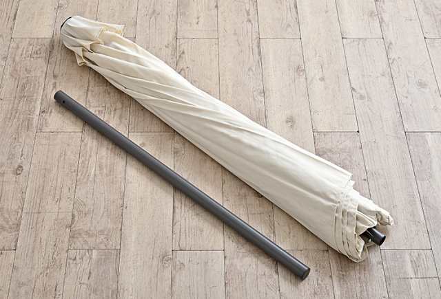 ガーデンパラソル ALUMI PARASOL(アルミパラソル) 240cm ベース無 3色 ...