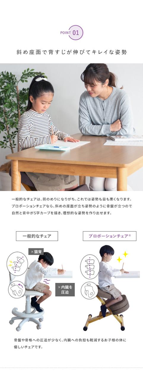 背筋まっすぐ】プロポーションチェア キッズ CH-889CK CH-N889CK 学習