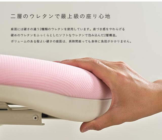 学習チェア　スワン 荷重ロックキャスター付き 学習チェア Swan(スワン) 18色対応の