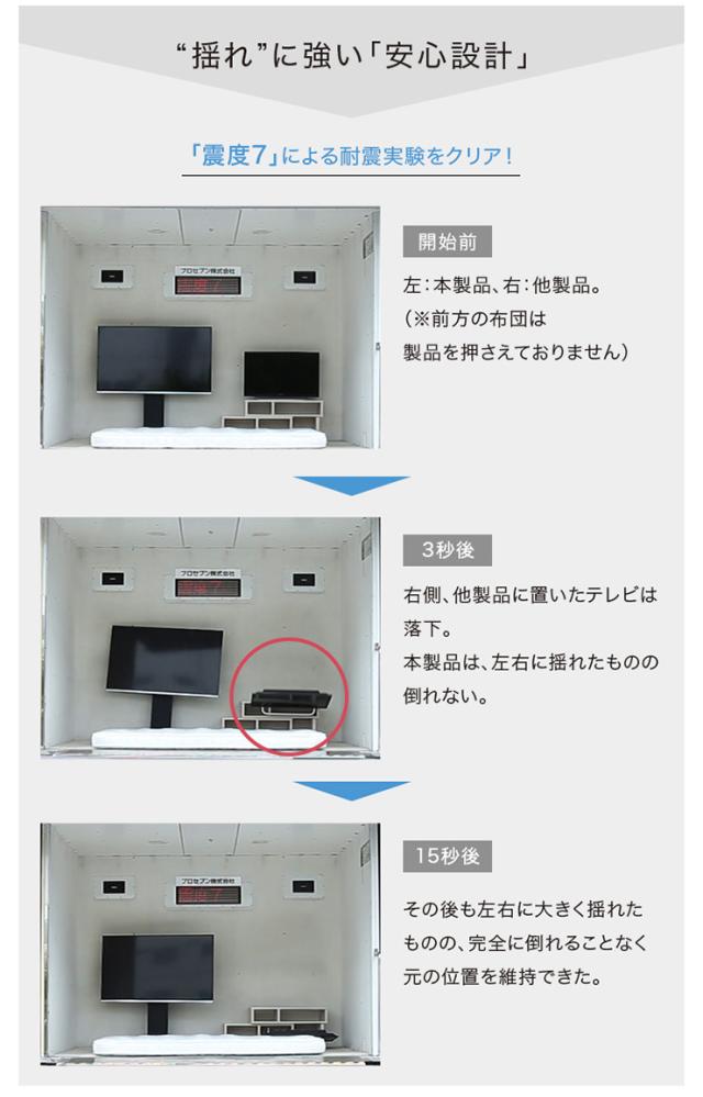 【ロースイングタイプ】壁寄せ テレビスタンド テレビ台 テレビラック 左右首振り 自立式 壁寄せ リビング TVボード リビング ロータイプ TV台 テレビ TV_10
