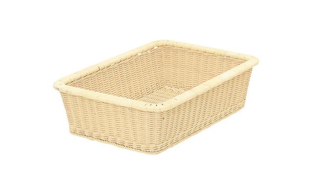 龍＊ラタン 籐 2段バスケット ランドリーバスケット 脱衣カゴ 昭和