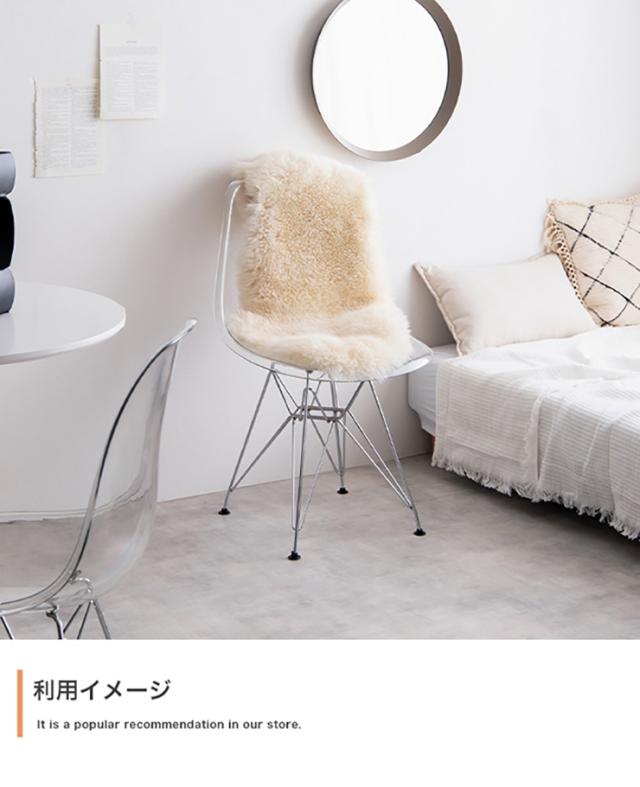 ダイニングチェア おしゃれ Eames DSR イームズサイドシェルチェア アームレスト スケルトン クリア デスクチェア リビングチェア 椅子 一人暮らし 新生活_16