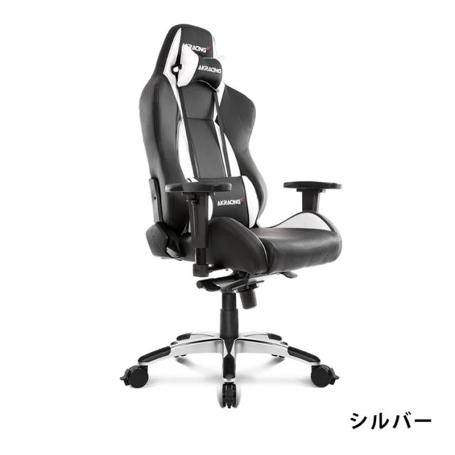 AKRacing ゲーミングチェア Premium オフィスチェア ゲーム リクライニング 耐荷重150kg 肘掛け デスクチェア ハイバック 3色対応