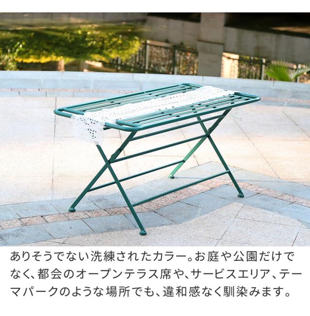 テーブル シンプル アイアン製ローテーブル単品販売 Sunny Leaf サニーリーフ お庭 ベランダ カフェ コンパクト バルコニー オープンテラス 北欧風 インテリアの通販は