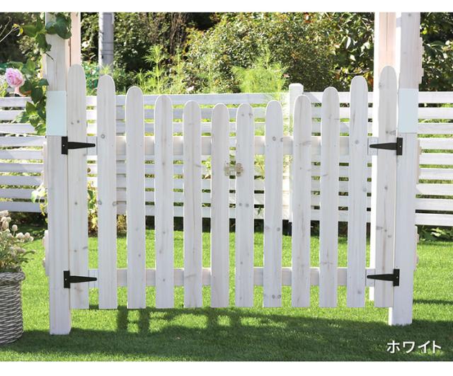 門 おしゃれ 三角屋根用ゲート単体セット アーチ用ゲート 天然木 金具付き 両開き シンプル アンティーク調 ヨーロッパ風 クラシカル 上品 庭 エントランス_2
