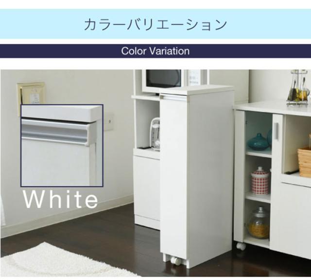 隙間ミニキッチンシリーズ ストッカー 幅18cm FKC-0006 2色対応 キッチン収納 キッチン おしゃれ シンプル 収納棚 ワインラック ボトルラック 調味料入れ ラック_2